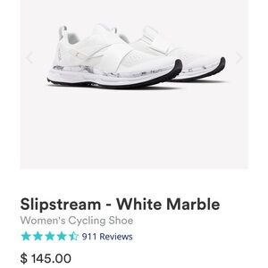 White Tiem Cycling Shoes